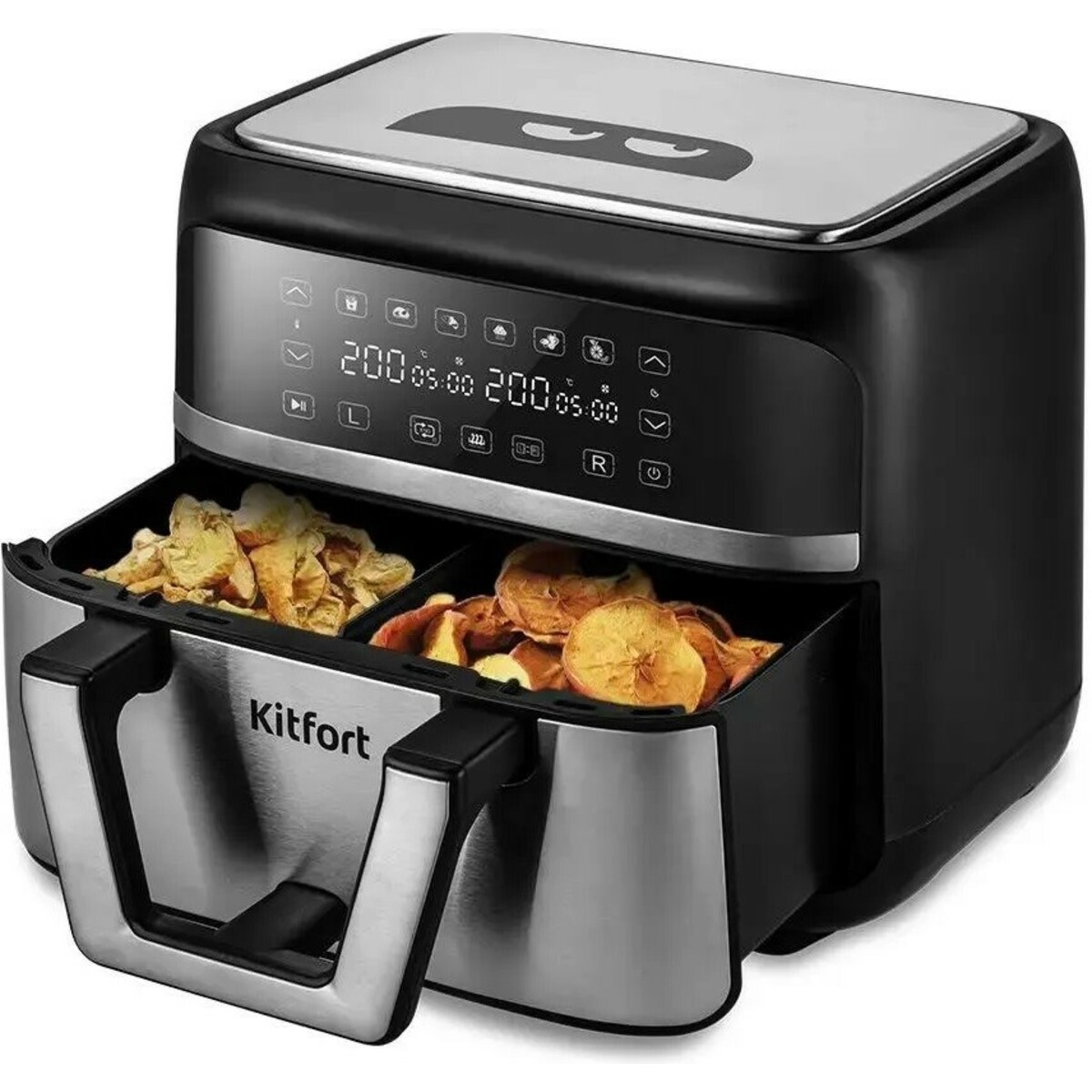 Аэрогриль Kitfort КТ-2247 (Цвет: Black / Silver)