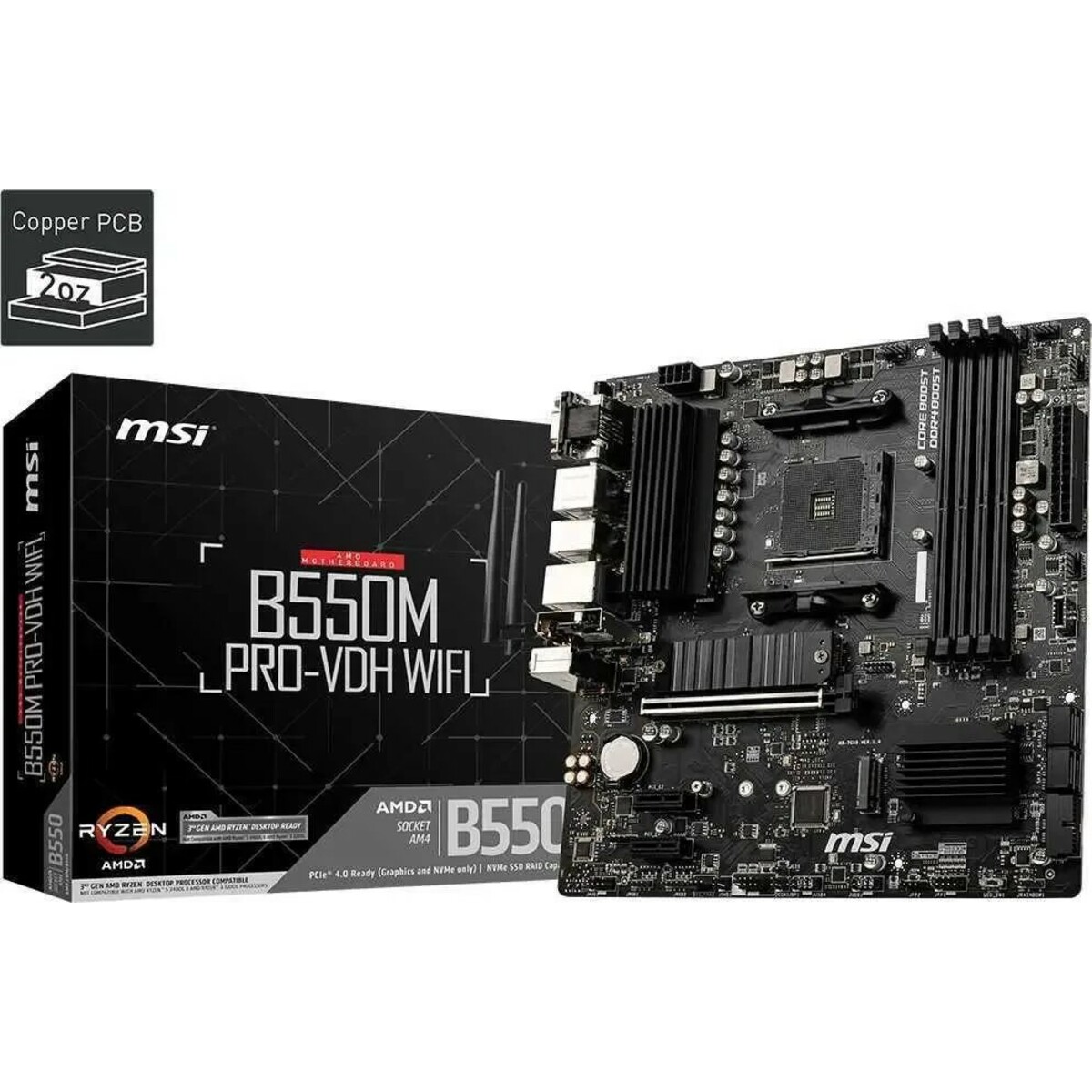 Материнская плата MSI B550M PRO-VDH