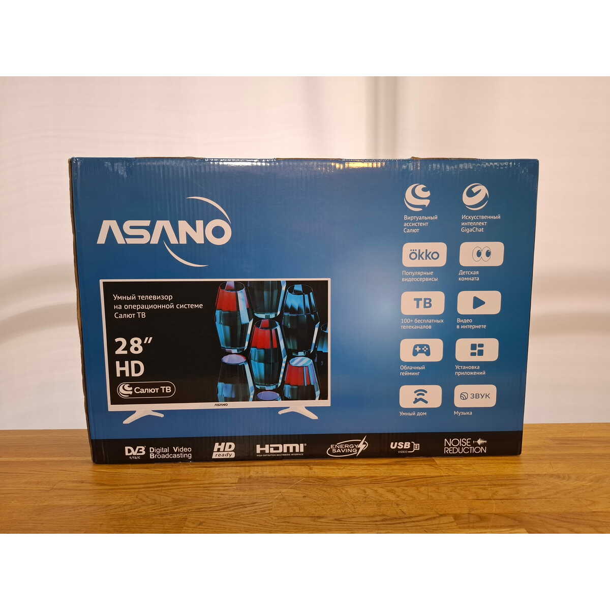 Телевизор Asano 28" 28LH5011T, белый