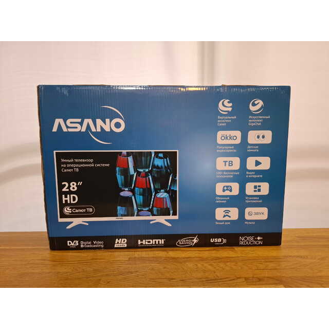 Телевизор Asano 28" 28LH5011T, белый Телевизор Asano 28" 28LH5011T, белый