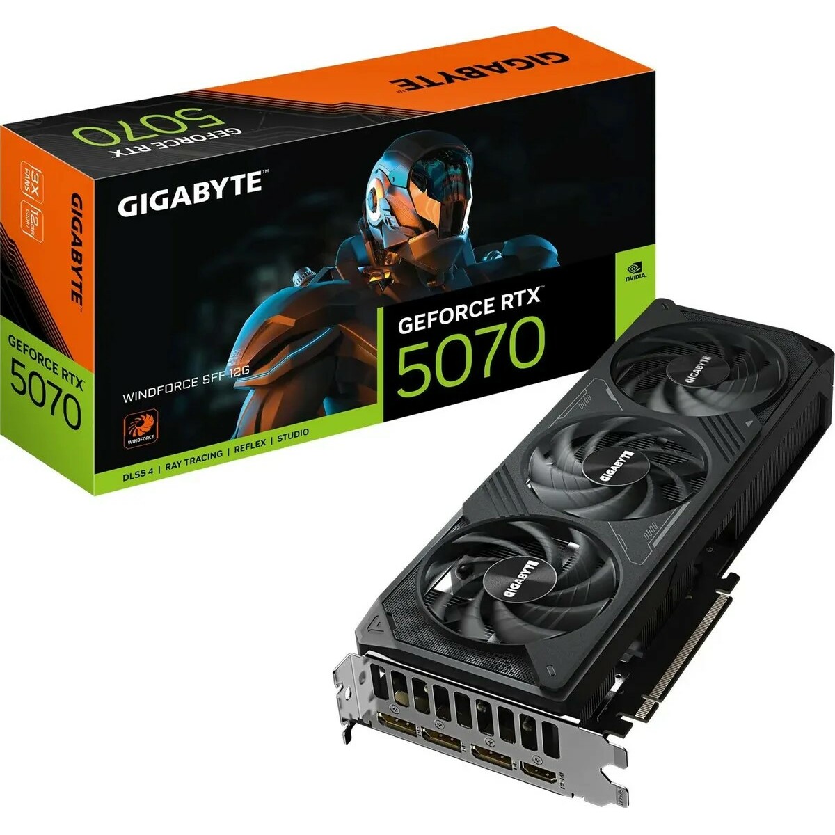 Видеокарта GIGABYTE GeForce RTX 5070 WINDFORCE SFF 12G (GV-N5070WF3-12GD 1.0)