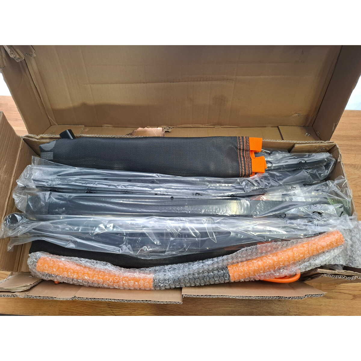 Батут Techsport TX-B6918B (Цвет: Black/Orange)