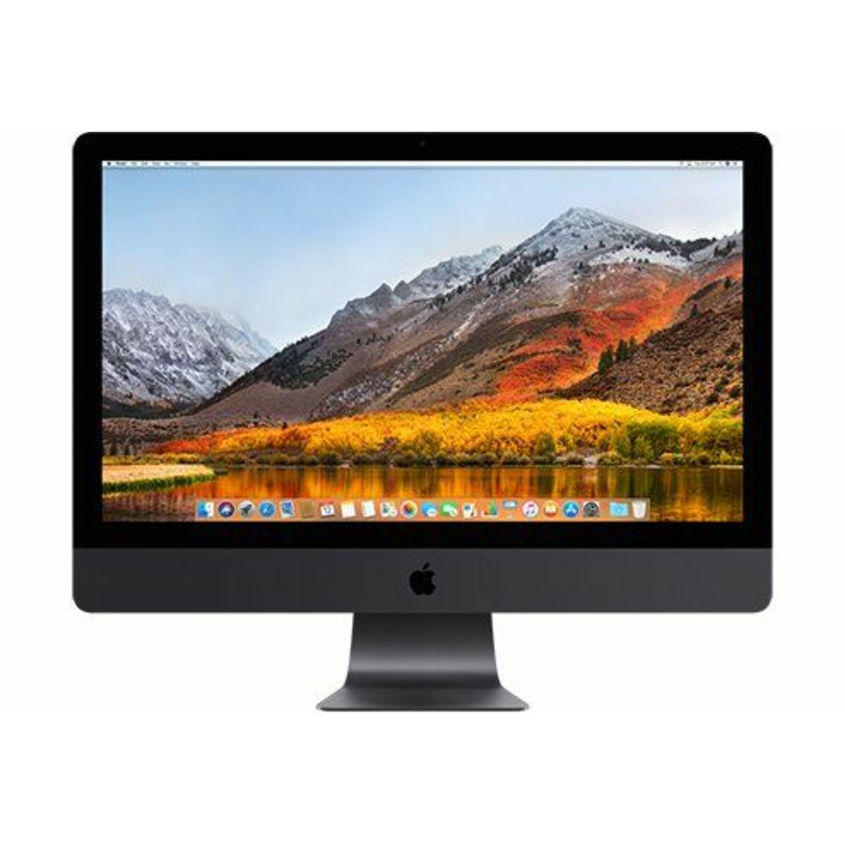 Моноблок Apple iMac Pro MQ2Y2RU / A 27 5K Xeon W  (3.2) / 32Gb / SSD1Tb / Pro Vega 56 8Gb / CR / Mac OS Sierra / GbitEth / WiFi / BT / клавиатура / мышь / Cam / черный / черный 5120x2880