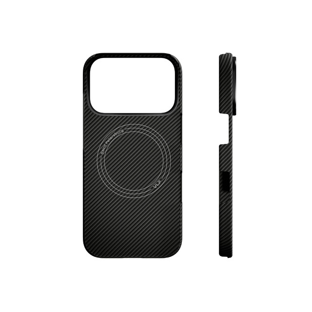 Чехол-накладка VLP Kevlar Case with MagSafe для смартфона Apple iPhone 18 Pro Max, черный