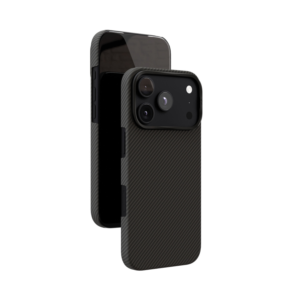Чехол-накладка VLP Kevlar Case with MagSafe для смартфона Apple iPhone 18 Pro Max, черный