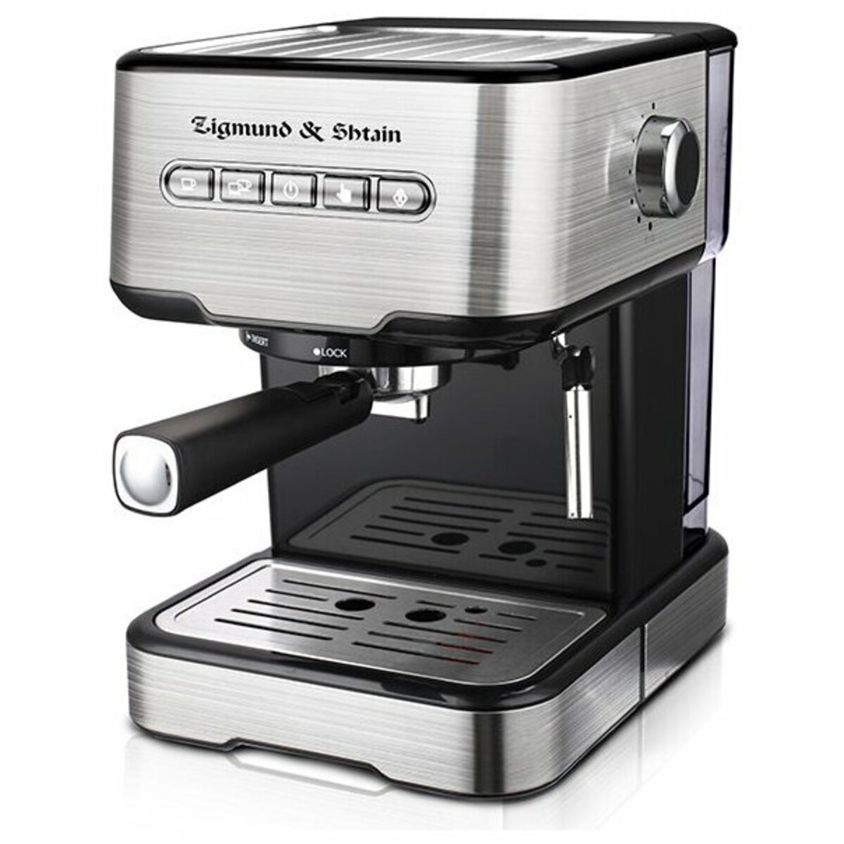 Кофеварка рожковая Zigmund & Shtain Al Caffe ZCM-850 (Цвет: Steel)