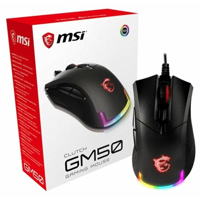 Мышь MSI Clutch GM50, черный