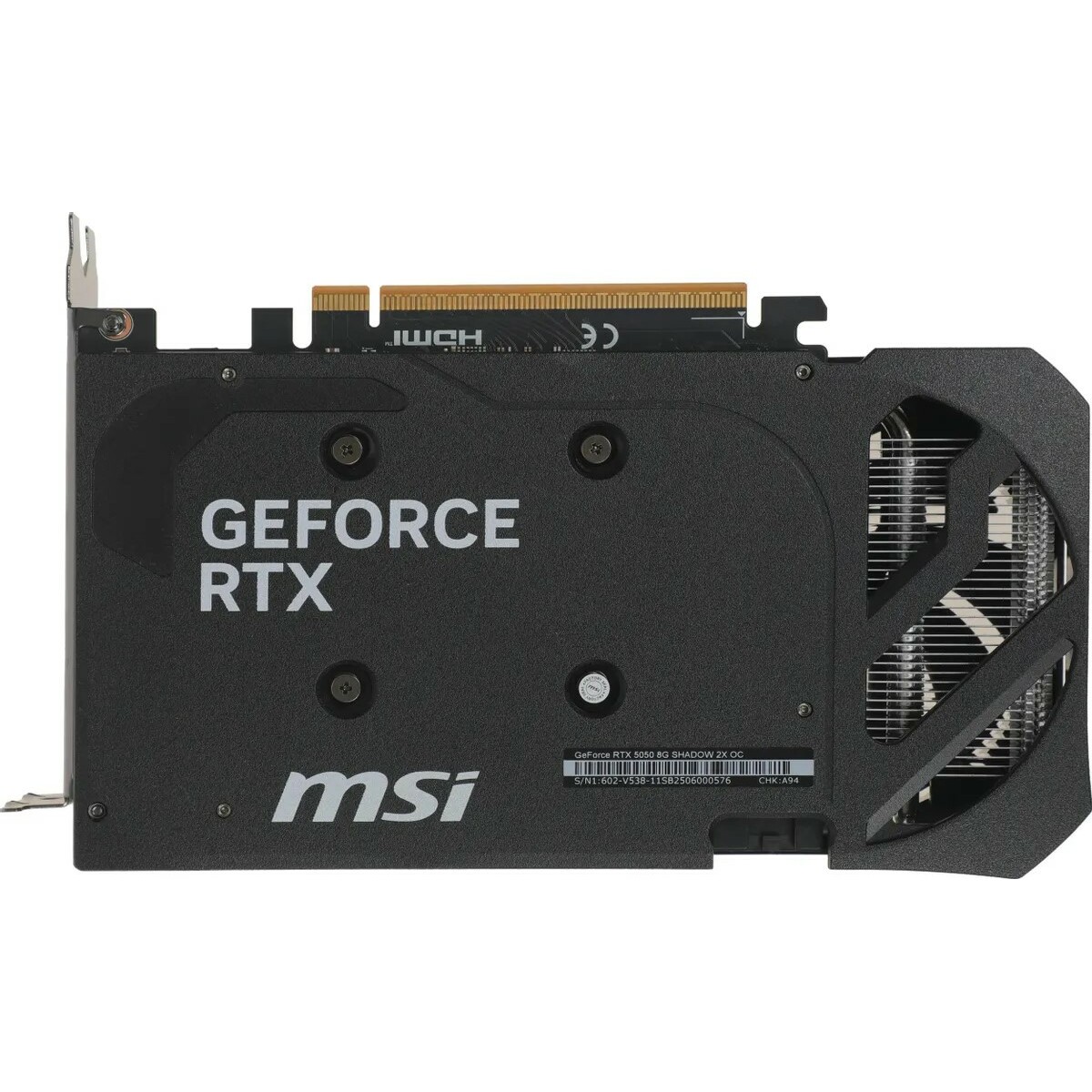 Видеокарта MSI GeForce RTX 5050 SHADOW 2X OC 8Gb 