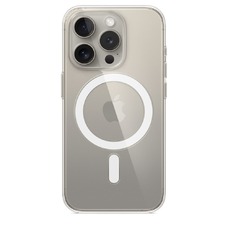 Чехол-накладка Apple Clear Case with MagSafe для смартфона Apple iPhone 15 Pro (Цвет: Clear)