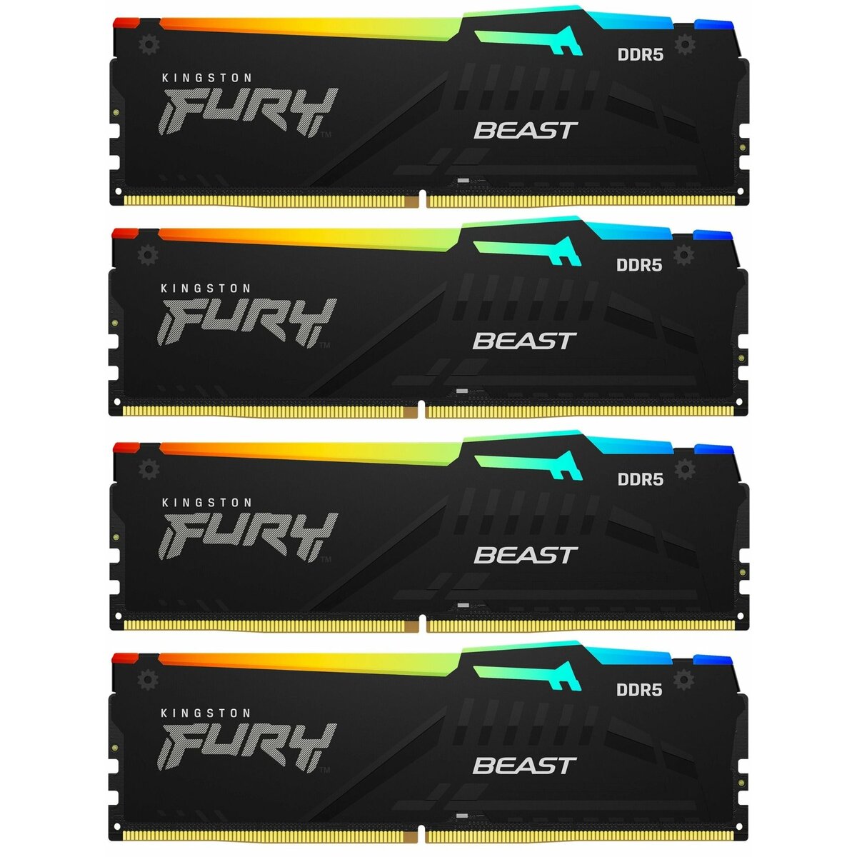 Память DDR5 4x16GB 5200MHz Kingston KF552C40BBAK4-64