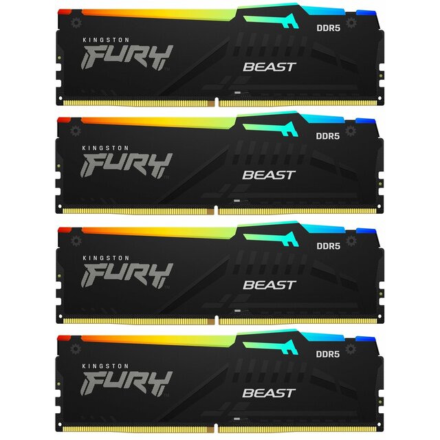 Память DDR5 4x16GB 5200MHz Kingston KF552C40BBAK4-64