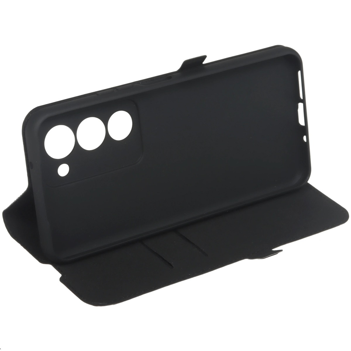 Чехол-книжка Borasco Book Case для смартфона Xiaomi Redmi 15 4G (Цвет: Черный) 