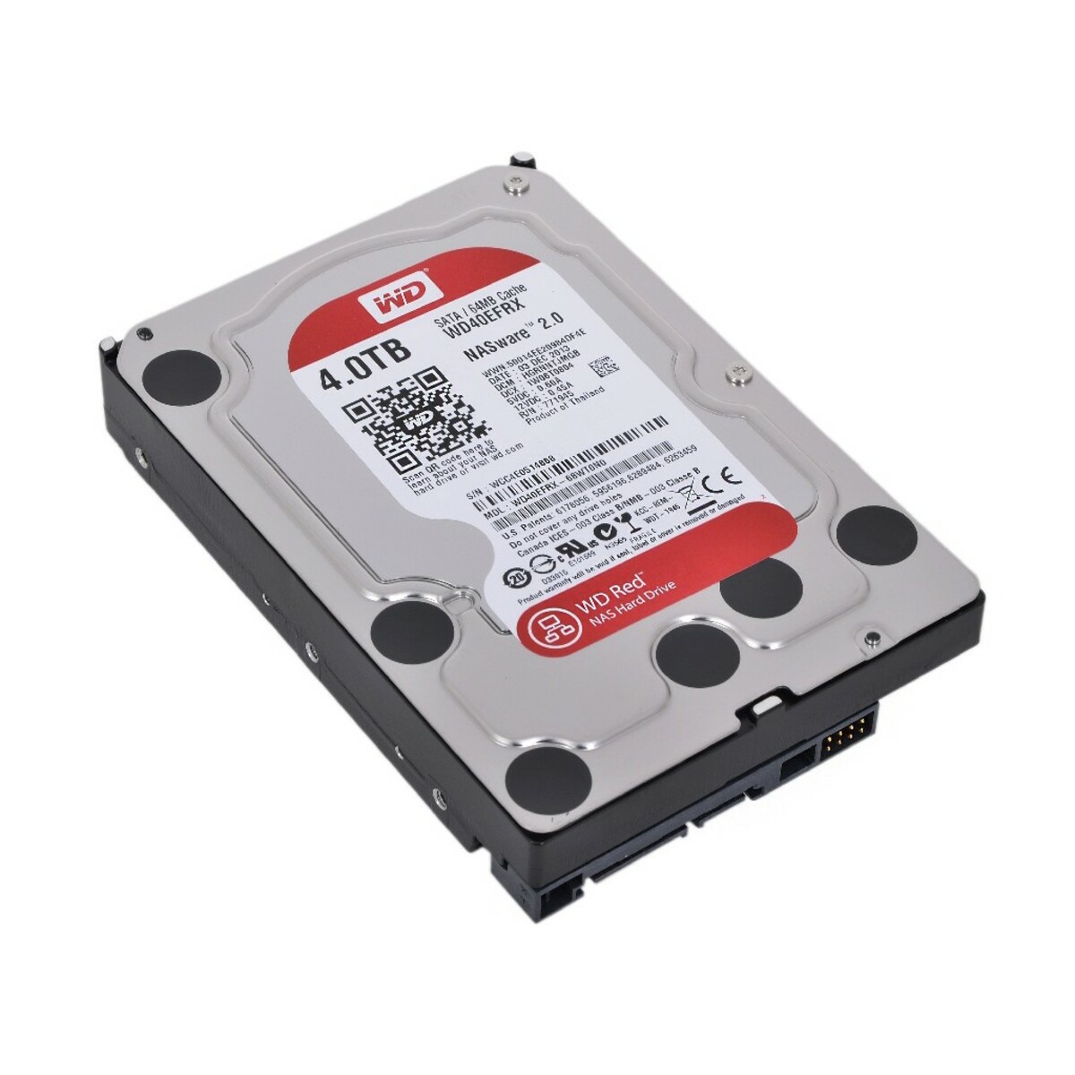 Жесткий диск WD SATA-III 4Tb WD40EFAX (WD40EFAX) 0231489