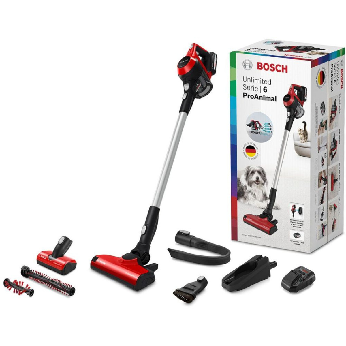 Пылесос ручной Bosch BCS61PET (Цвет: Red)