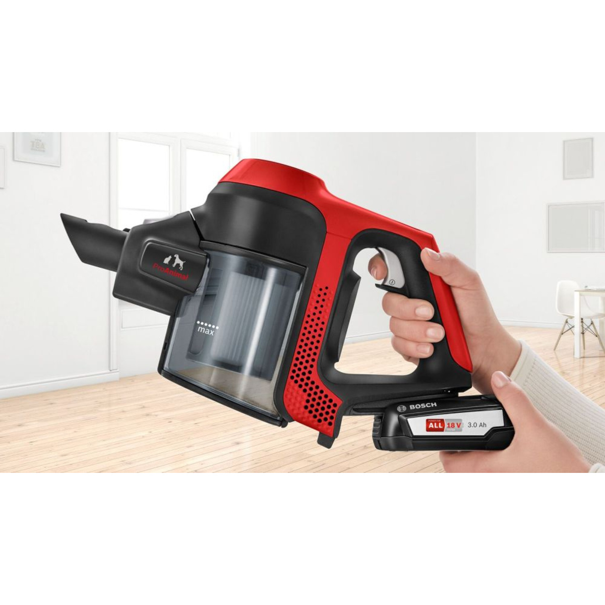 Пылесос ручной Bosch BCS61PET (Цвет: Red)