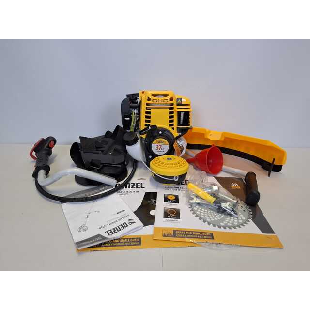 Триммер бензиновый Denzel DTL-37-4T (Цвет: Yellow / Black)