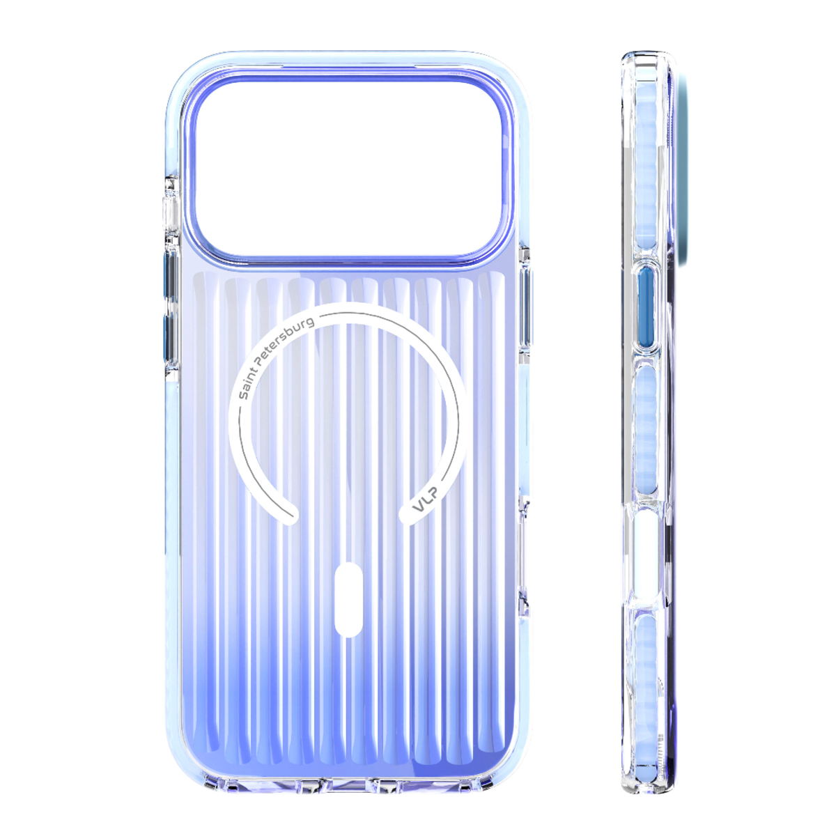 Чехол-накладка VLP Pulse Case with MagSafe для смартфона Apple iPhone 17 Pro Max (Цвет: Blue)