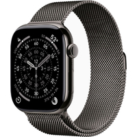 Умные часы Apple Watch Series 11 46mm Titanium Case with Milanese Loop M/L (Цвет: Slate)