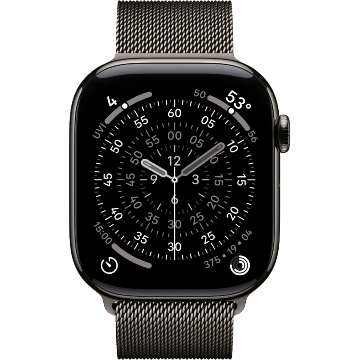 Умные часы Apple Watch Series 11 46mm Titanium Case with Milanese Loop M / L (Цвет: Slate)