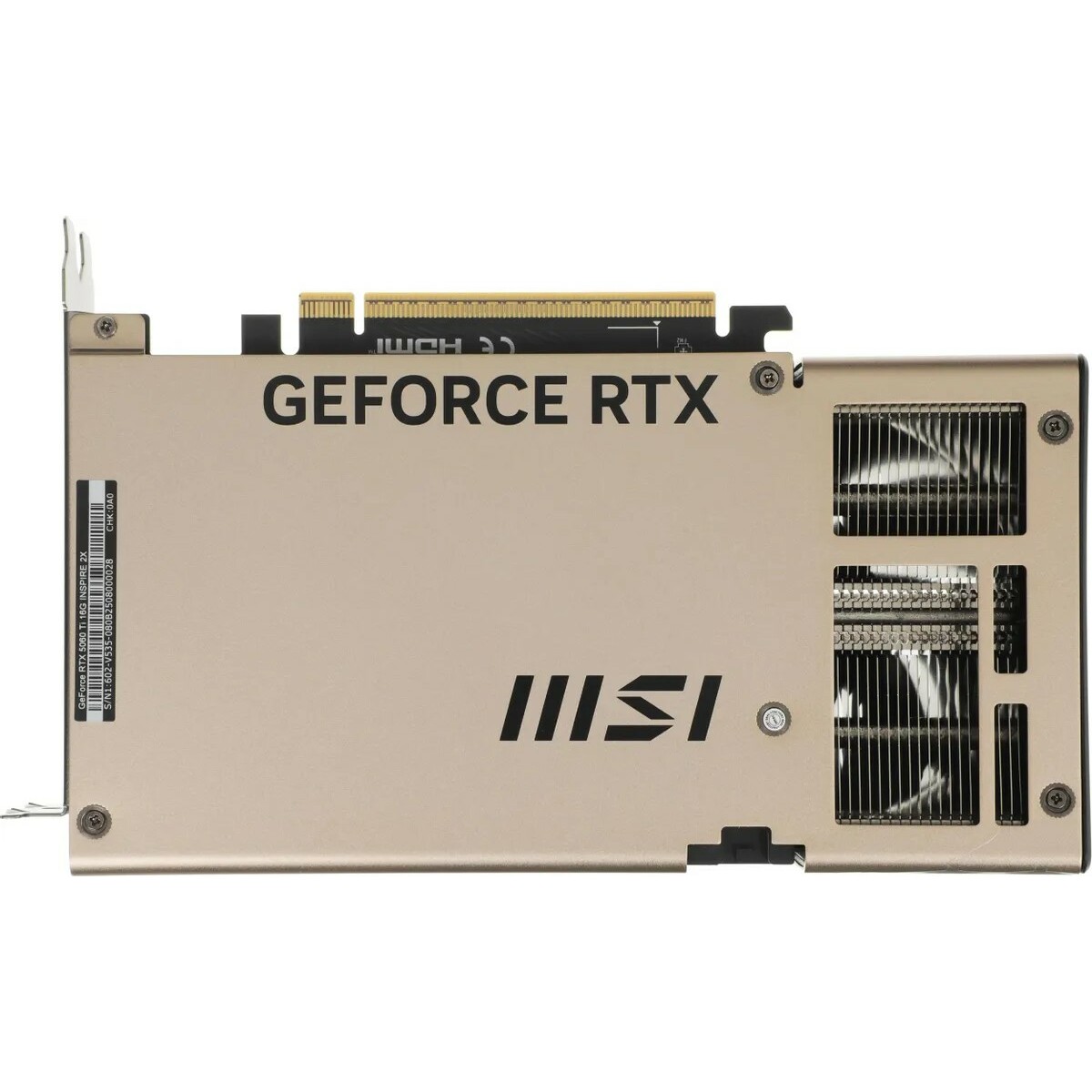 Видеокарта MSI GeForce RTX 5060TI INSPIRE 2X 16G