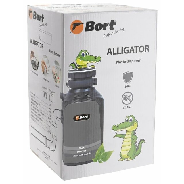 Бытовой измельчитель Bort Alligator, черный