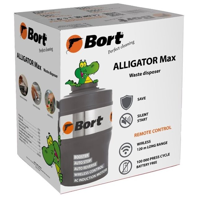 Бытовой измельчитель Bort Alligator Max (Цвет: Black)