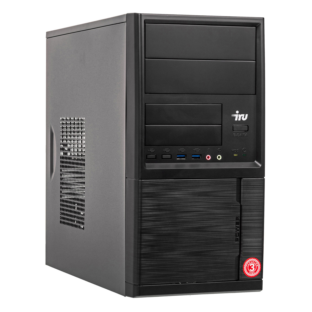 ПК IRU Office 225 MT Ryzen 5 3400G (3.7) / 16Gb / SSD480Gb / RX Vega 11 / Windows 10 Professional 64 / GbitEth / 400W / черный