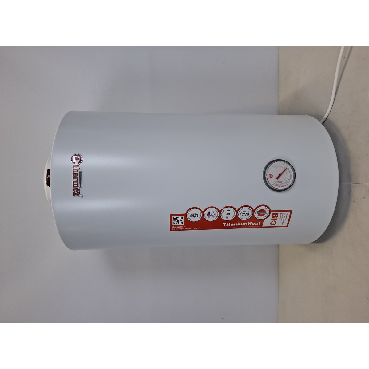 Водонагреватель Thermex TitaniumHeat 50 V Slim, белый