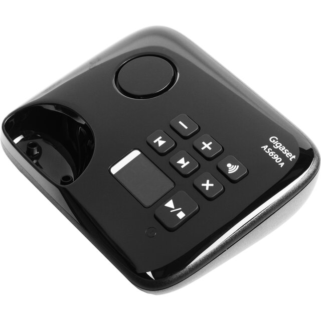 Радиотелефон Dect Gigaset AS690A Trio, черный