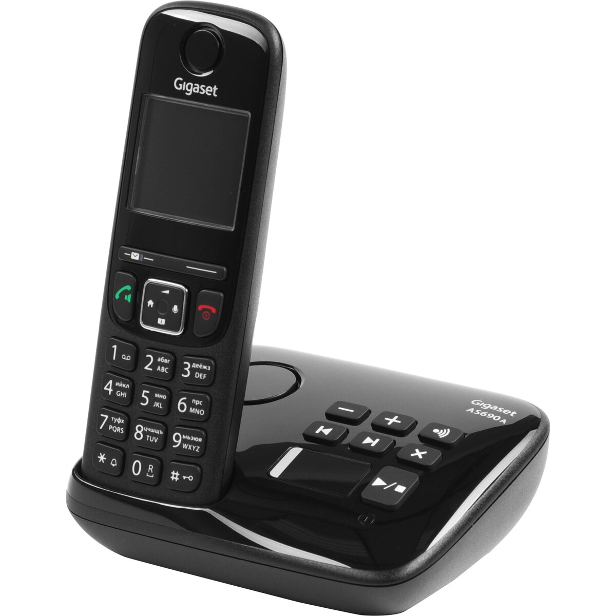 Радиотелефон Dect Gigaset AS690A Trio, черный