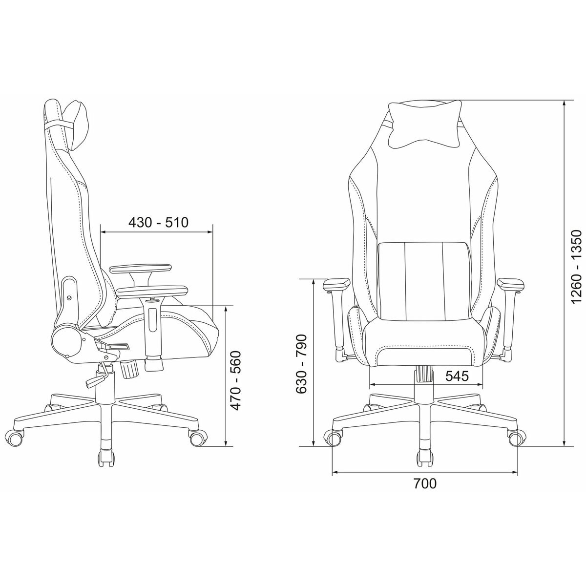 Кресло игровое Zombie EPIC PRO Fabric (Цвет: White / Grey)