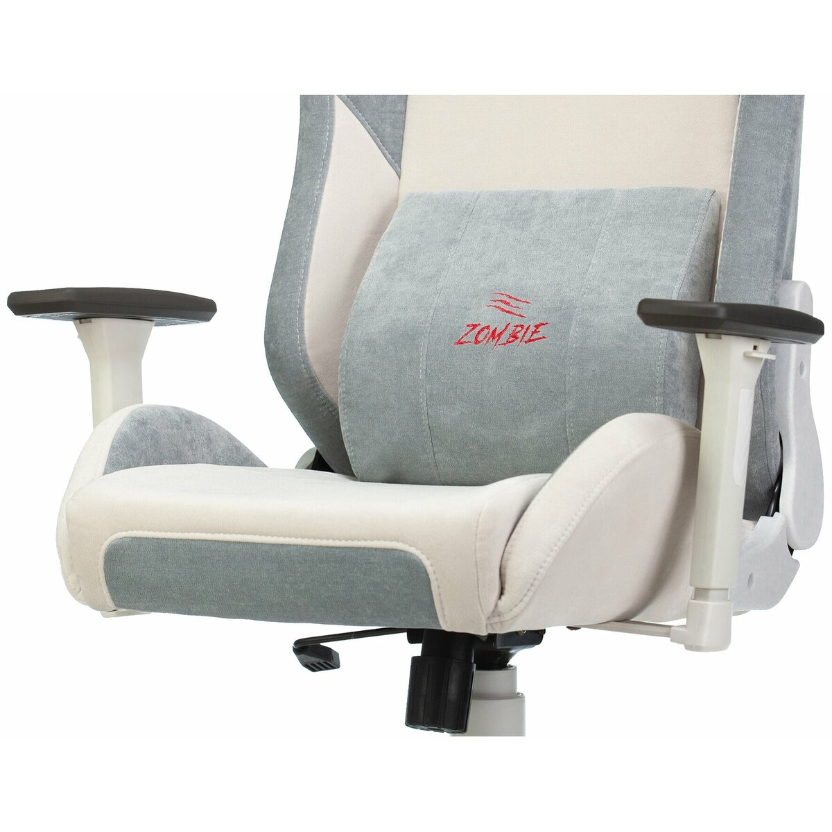 Кресло игровое Zombie EPIC PRO Fabric (Цвет: White / Grey)