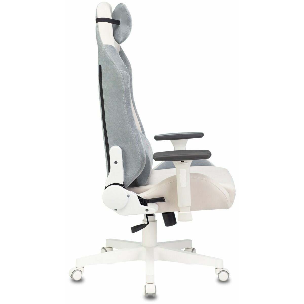 Кресло игровое Zombie EPIC PRO Fabric (Цвет: White / Grey)