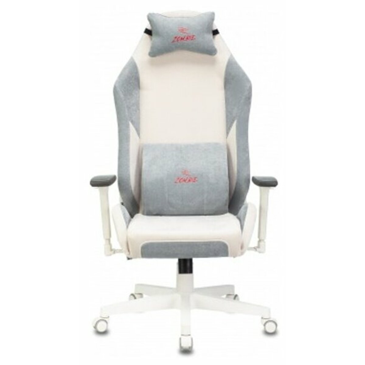 Кресло игровое Zombie EPIC PRO Fabric (Цвет: White / Grey)