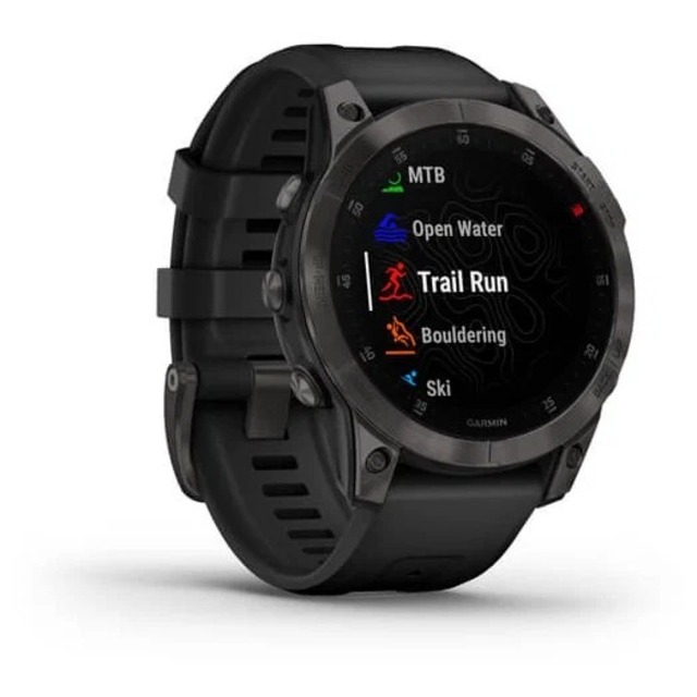 Умные часы Garmin Epix (Gen 2) Sapphire (Цвет: Black Titanium)