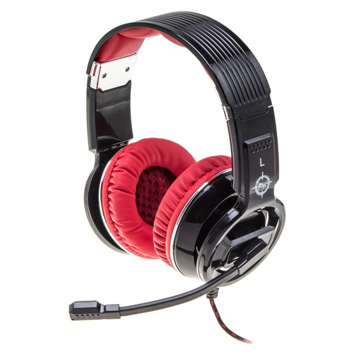 Компьютерная гарнитура Оклик HS-L350G RED WAR (Цвет: Black/Red)