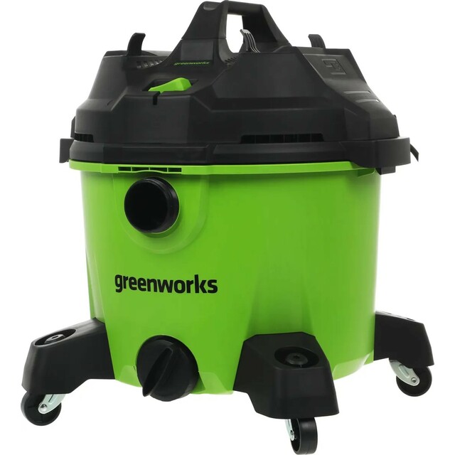 Строительный пылесос Greenworks G120WDV (Цвет: Green) Строительный пылесос Greenworks G120WDV (Цвет: Green)