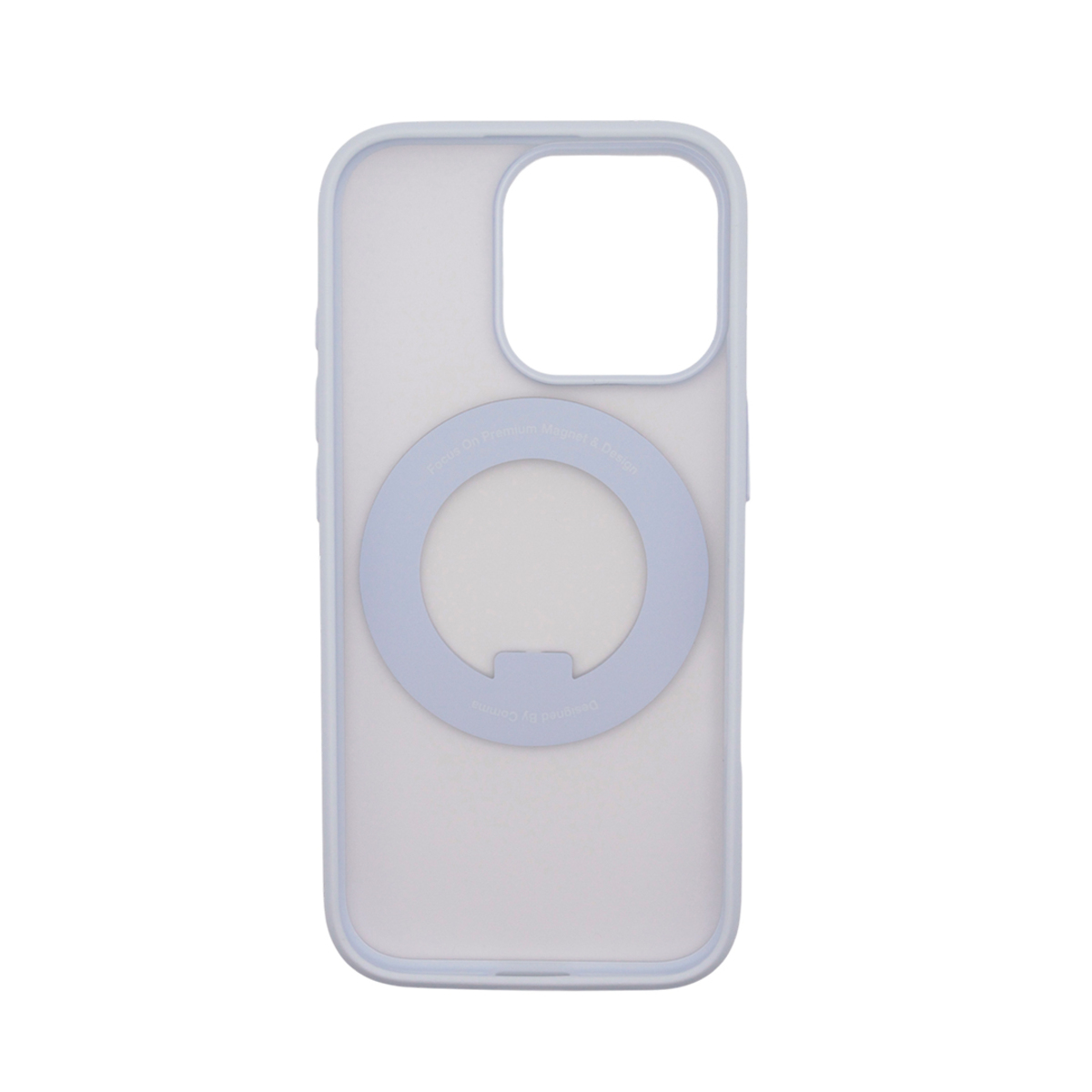 Чехол-накладка Comma Joy Elegant Magnetic 360 Rotating Stand Case для iPhone 17 (Цвет: Light Blue)