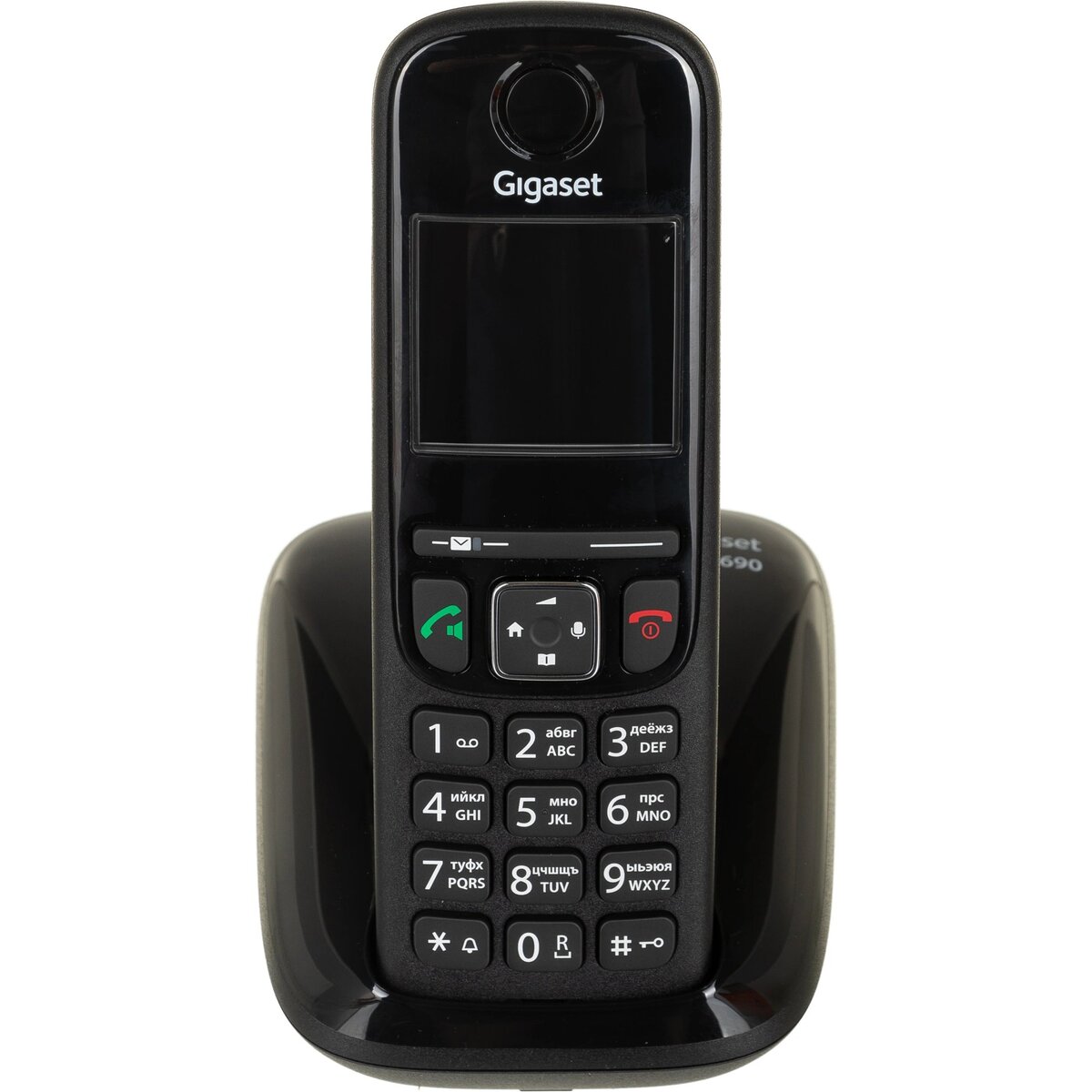Радиотелефон Dect Gigaset AS690 SYS, черный
