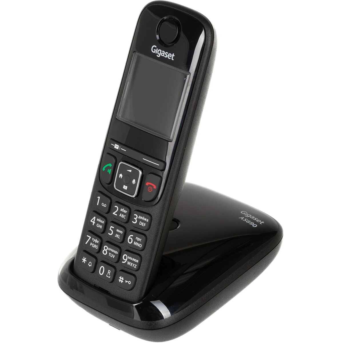 Радиотелефон Dect Gigaset AS690 SYS, черный