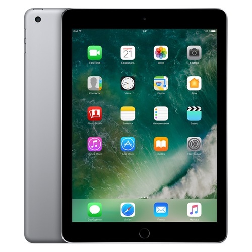 Планшет Apple iPad (2017) 128Gb Wi-Fi (Цвет: Space Gray)