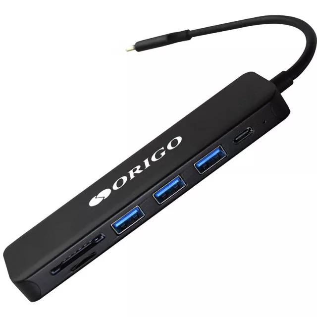 Разветвитель USB-C Origo OU3340PD, черный