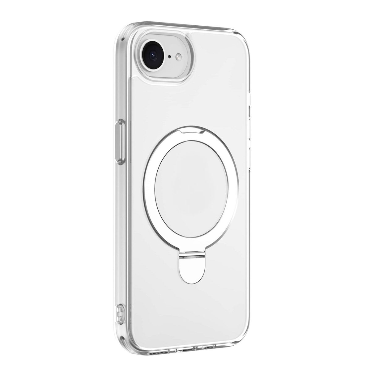 Чехол-накладка Devia Clean Series Magnetic Shockproof with Bracket для iPhone 16e (Цвет: Clear)