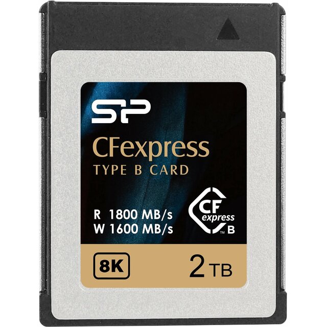 Карта памяти CF 2TB Silicon Power SP002TBCFEB21V10 w / o adapter, черный
