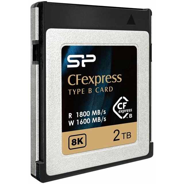 Карта памяти CF 2TB Silicon Power SP002TBCFEB21V10 w / o adapter, черный