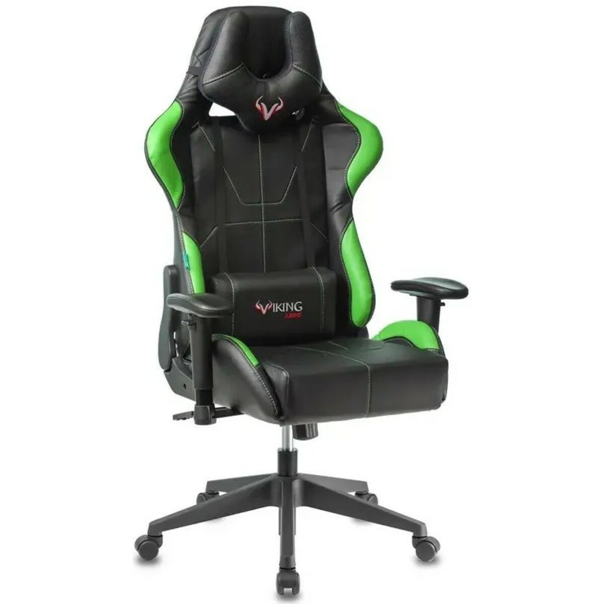 Кресло игровое Zombie VIKING 5 AERO (Цвет: Black/Green)