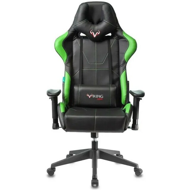 Кресло игровое Zombie VIKING 5 AERO (Цвет: Black / Green)