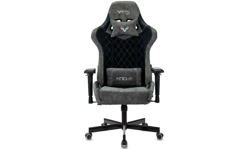 Купить Кресло игровое Zombie VIKING 7 KNIGHT Fabric (Цвет: Gray/Black ...