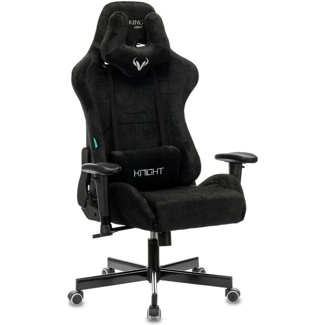 Кресло игровое Zombie VIKING KNIGHT Fabric, черный