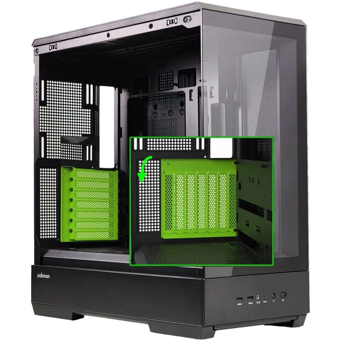 Корпус Zalman P50, черный